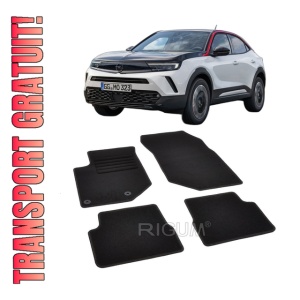 Set covorase mocheta Opel Mokka B (2), 2020-prezent Rigum Cehia, din mocheta, compatibile cu autoturismul Opel Mokka B (2)