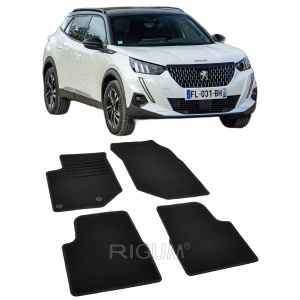Set covorase mocheta Peugeot 2008 (2) 01.2020-prezent, din mocheta, compatibile cu autoturismul Peugeot (2) 01 - Img 2