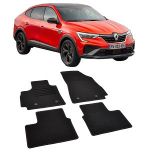 Set covorase mocheta Renault Arkana Hybrid (E-Tech), 2021-prezent, din mocheta, compatibile cu autoturismul Renault Arkana Hybrid (E-Tech) - Img 2