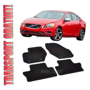 Set covorase mocheta Volvo S60 (2), 2010-2018, din mocheta, compatibile cu autoturismul Volvo S60 (2)