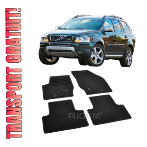 Set covorase mocheta Volvo XC90 (1) P28, 2002-2014, din mocheta, compatibile cu autoturismul Volvo XC90 (1) P28