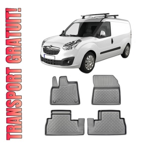 Set covorase OPEL COMBO E LIFE, din 06.2018 - Prezent, covorase tavita, caroserie VAN 5-7 LOCURI, fara rand 3, compatibile cu autoturismul OPEL COMBO E LIFE, ARISTAR