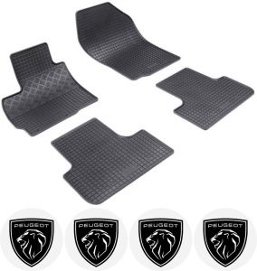Set covorase Peugeot 4008 SUV 05.2012 - 03.2017 si 4 stickere rotunde Peugeot accesorii pentru autoturismul tau - masina v4520