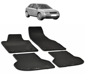 Set covorase presuri AUDI A3 din 2003-2009, auto, din cauciuc thermoplastic - Img 2
