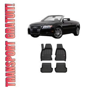 Set covorase presuri AUDI A4 B7 Convertible (8HE) din 2005-2009, auto, din cauciuc thermoplastic, AUDI