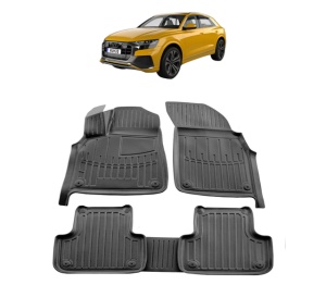 Set covorase presuri AUDI Q8 din 2018, auto, din cauciuc thermoplastic - Img 2
