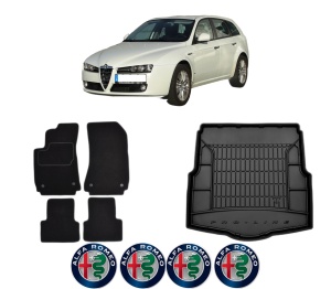 Set Covorase Presuri Auto Si Tavita Portbagaj ALFA ROMEO 159 Sportwagon (939_) din 2005-2012 ALFA ROMEO - Img 2