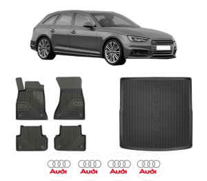Set Covorase Presuri Auto Si Tavita Portbagaj AUDI A4 B9 Avant (8W5, 8WD) din 2015-2024 AUDI - Img 2