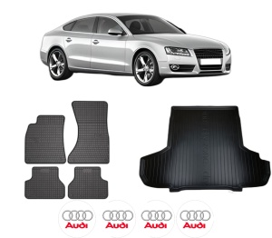 Set Covorase Presuri Auto Si Tavita Portbagaj AUDI A5 Sportback (8TA) din 2009-2017 AUDI - Img 2