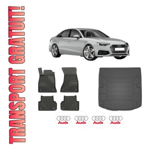 Set Covorase Presuri Auto Si Tavita Portbagaj AUDI A5 Sportback (F5A, F5F) din 2016-2021 AUDI
