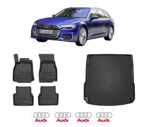 Set Covorase Presuri Auto Si Tavita Portbagaj AUDI A6 C8 Avant (4A5) din 2018-2021 AUDI - Img 2