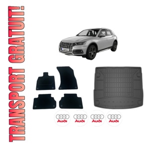 Set Covorase Presuri Auto Si Tavita Portbagaj AUDI Q5 (FYB, FYG) din 2016-2021 AUDI