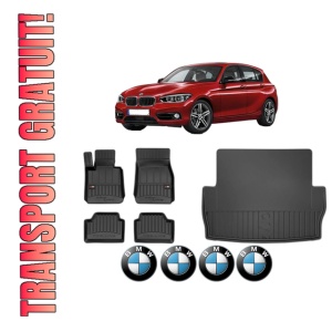 Set Covorase Presuri Auto Si Tavita Portbagaj BMW Seria 1 (F20) din 2011-2019 BMW