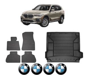 Set Covorase Presuri Auto Si Tavita Portbagaj BMW Seria X5 (G05, F95) din 2018-2023 BMW - Img 2