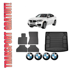 Set Covorase Presuri Auto Si Tavita Portbagaj BMW Seria X6 (F16, F86) din 2014-2019 BMW