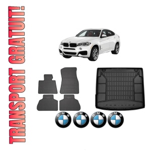 Set Covorase Presuri Auto Si Tavita Portbagaj BMW Seria X6 (F16, F86) din 2014-2019 BMW