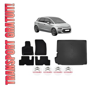 Set Covorase Presuri Auto Si Tavita Portbagaj CITROEN C4 GRAND PICASSO II (DA_, DE_) din 2013-2018 CITROEN