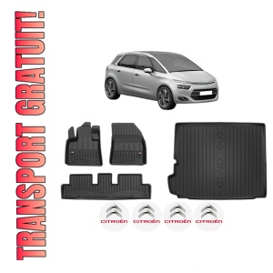 Set Covorase Presuri Auto Si Tavita Portbagaj CITROEN C4 GRAND PICASSO II (DA_, DE_) din 2013-2018 CITROEN