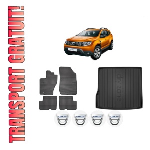 Set Covorase Presuri Auto Si Tavita Portbagaj DACIA DUSTER SUV Van din 2011-2018 DACIA