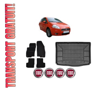 Set Covorase Presuri Auto Si Tavita Portbagaj FIAT PUNTO (199_) din 2012-2018 FIAT
