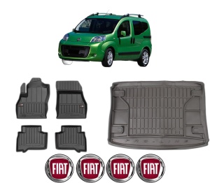 Set Covorase Presuri Auto Si Tavita Portbagaj FIAT QUBO (225_) din 2008-2015 FIAT - Img 2