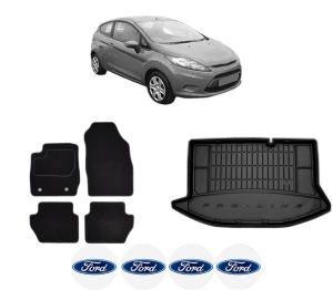 Set Covorase Presuri Auto Si Tavita Portbagaj FORD FIESTA VI (CB1, CCN) din 2008-2018 FORD - Img 2