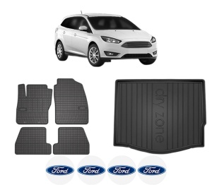 Set Covorase Presuri Auto Si Tavita Portbagaj FORD FOCUS III Estate Van din 2012-2020 FORD - Img 2