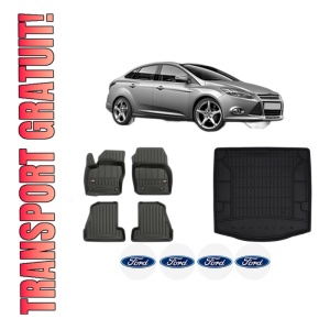 Set Covorase Presuri Auto Si Tavita Portbagaj FORD FOCUS III Saloon din 2010-2020 FORD