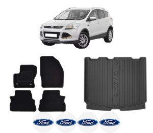 Set Covorase Presuri Auto Si Tavita Portbagaj FORD KUGA II (DM2) din 2012-2019 FORD - Img 2