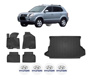 Set Covorase Presuri Auto Si Tavita Portbagaj HYUNDAI TUCSON (JM) din 2004-2012 HYUNDAI - Img 2