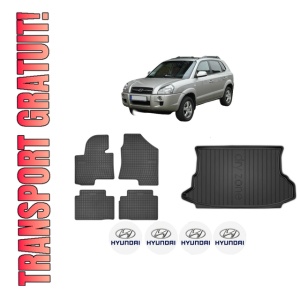 Set Covorase Presuri Auto Si Tavita Portbagaj HYUNDAI TUCSON SUV Van (JM) din 2004-2010 HYUNDAI