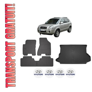Set Covorase Presuri Auto Si Tavita Portbagaj HYUNDAI TUCSON SUV Van (JM) din 2004-2010 HYUNDAI