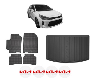 Set Covorase Presuri Auto Si Tavita Portbagaj KIA RIO IV Hatchback Van (YB, SC, FB) din 2017 KIA - Img 2