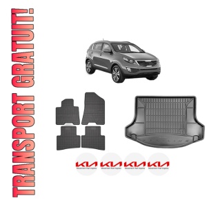 Set Covorase Presuri Auto Si Tavita Portbagaj KIA SPORTAGE III (SL) din 2010-2016 KIA