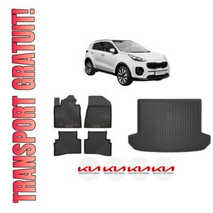 Set Covorase Presuri Auto Si Tavita Portbagaj KIA SPORTAGE IV (QL, QLE) din 2015-2022 KIA