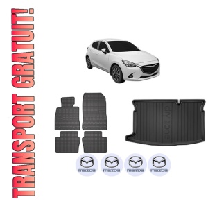 Set Covorase Presuri Auto Si Tavita Portbagaj MAZDA 2 Hatchback (DL, DJ) din 2014-2021 MAZDA