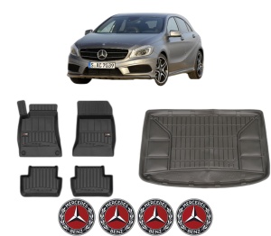 Set Covorase Presuri Auto Si Tavita Portbagaj MERCEDES-BENZ A-CLASS (W176) din 2012-2018 MERCEDES-BENZ - Img 2