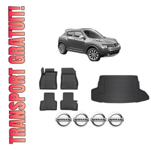 Set Covorase Presuri Auto Si Tavita Portbagaj NISSAN JUKE (F15) din 2010-2019 NISSAN