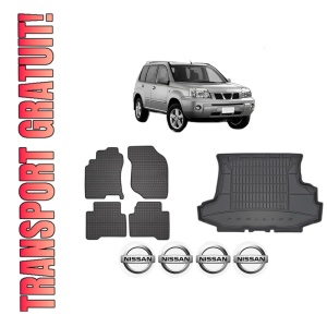 Set Covorase Presuri Auto Si Tavita Portbagaj NISSAN X-TRAIL I (T30) din 2001-2013 NISSAN