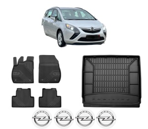 Set Covorase Presuri Auto Si Tavita Portbagaj OPEL ZAFIRA TOURER C VAN (P12) din 2012-2013 OPEL - Img 2