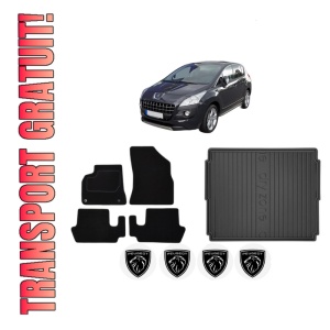 Set Covorase Presuri Auto Si Tavita Portbagaj PEUGEOT 3008 I MPV (0U_) din 2009-2016 PEUGEOT