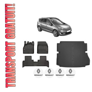 Set Covorase Presuri Auto Si Tavita Portbagaj RENAULT GRAND SCENIC III (JZ0/1_) din 2009-2016 RENAULT