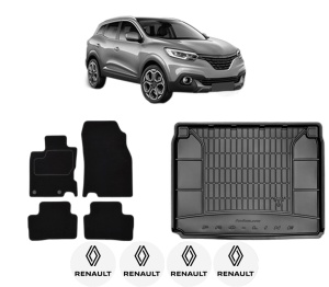 Set Covorase Presuri Auto Si Tavita Portbagaj RENAULT KADJAR (HA_, HL_) din 2015-2021 RENAULT - Img 2