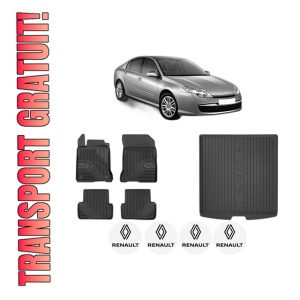 Set Covorase Presuri Auto Si Tavita Portbagaj RENAULT LAGUNA III (BT0/1) din 2007-2015 RENAULT