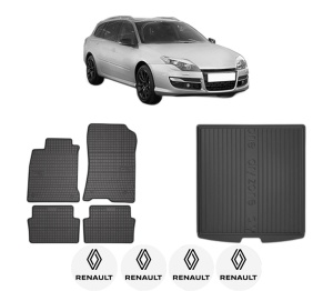 Set Covorase Presuri Auto Si Tavita Portbagaj RENAULT LAGUNA III Grandtour (KT0/1) din 2007-2015 RENAULT - Img 2