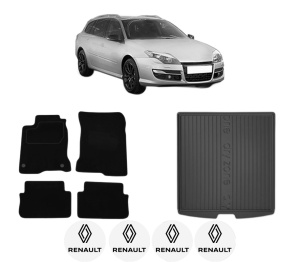 Set Covorase Presuri Auto Si Tavita Portbagaj RENAULT LAGUNA III Grandtour (KT0/1) din 2007-2015 RENAULT - Img 2