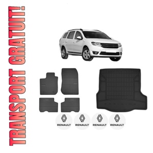 Set Covorase Presuri Auto Si Tavita Portbagaj RENAULT LOGAN II Estate (K8_) din 2013-2020 RENAULT
