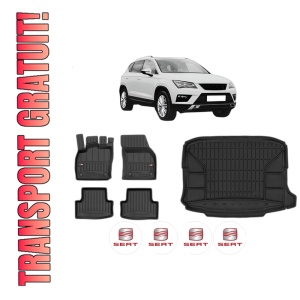 Set Covorase Presuri Auto Si Tavita Portbagaj SEAT ATECA (KH7, KHP) din 2016-2021 SEAT