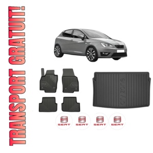 Set Covorase Presuri Auto Si Tavita Portbagaj SEAT IBIZA V (KJ1, KJG) din 2017-2020 SEAT