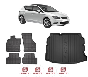 Set Covorase Presuri Auto Si Tavita Portbagaj SEAT LEON (5F1) din 2012-2020 SEAT - Img 2
